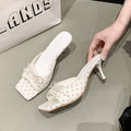 Larae Bow Mule Heels
