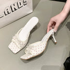Larae Bow Mule Heels