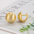 Minimalist Textured Ball Ear Cuff Earrings