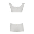 Amilya Ribbed Knit Short Set