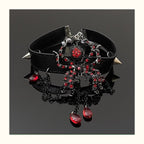 Dark Punk Spider Fashion Vintage Tassel Necklace