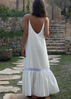 Celeste Lace Trim Maxi Dress