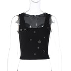 Diem Eyelet Tube Top