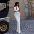 Yaren Maxi Dress White