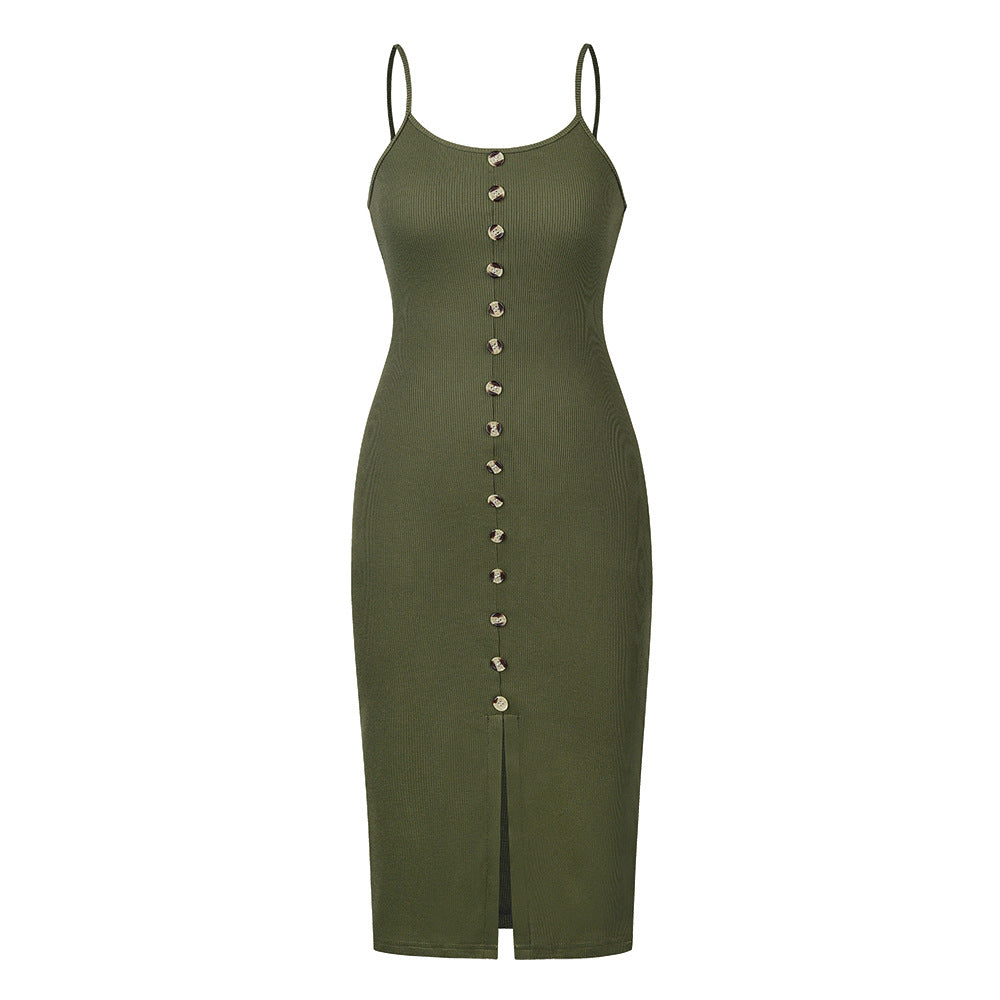 Scarlett Ribbed Knit Midi Dress Light Rust