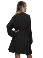 Remy Cotton Pocketed Shirt Dress Ink FINAL