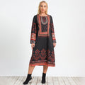 Clear The Air Cotton + Linen Embroidered Dress FINAL