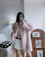 Kloey Faux Fur Plush Coat