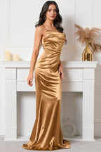 Thalane Halter Fishtail Maxi Dress