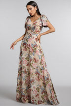 Rosia A-line Floral Maxi Dress