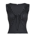 Maybelline Striped Lace-Up Camisole