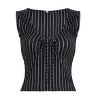 Maybelline Striped Lace-Up Camisole