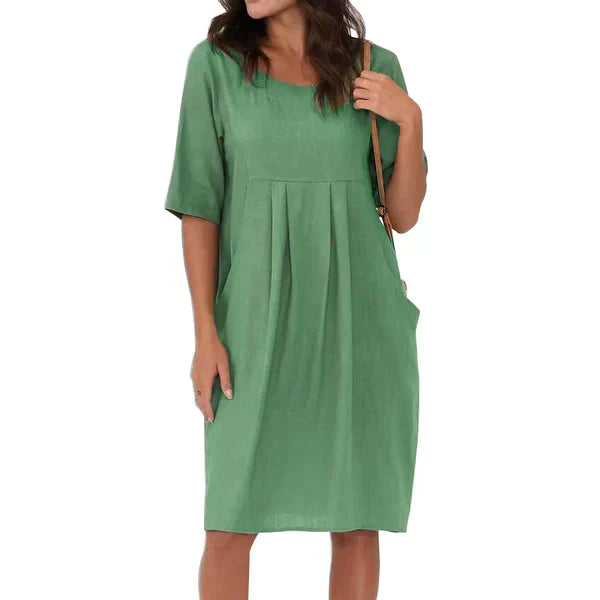 Ifigenia Relaxed and Timeless Summer Dress for Women Easy Wear Style