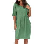 Ifigenia Relaxed and Timeless Summer Dress for Women Easy Wear Style
