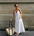 Ennis Maxi Dress White