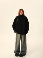 Turtleneck Boyfriend Sweater