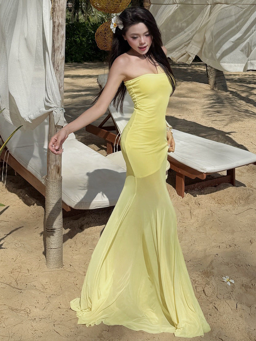 Vivaya Maxi Dress Yellow