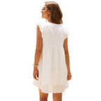Hart Cotton Pocketed Eyelet Midi Dress FINAL