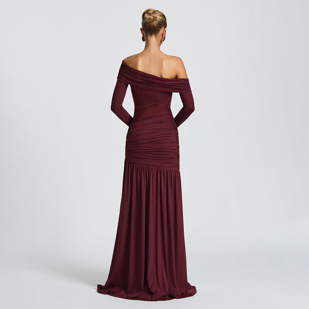 Zidane Maxi Dress Maroon