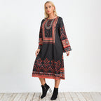 Clear The Air Cotton + Linen Embroidered Dress FINAL