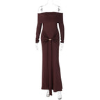 Swara Off-Shoulder Tie Waist Dress