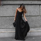 Elegant Design V neck Brace Slim Slimming Elegant Evening Dress French Anklet