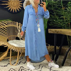 Lizzie Minimalist Denim Dress for Women Designer Edit