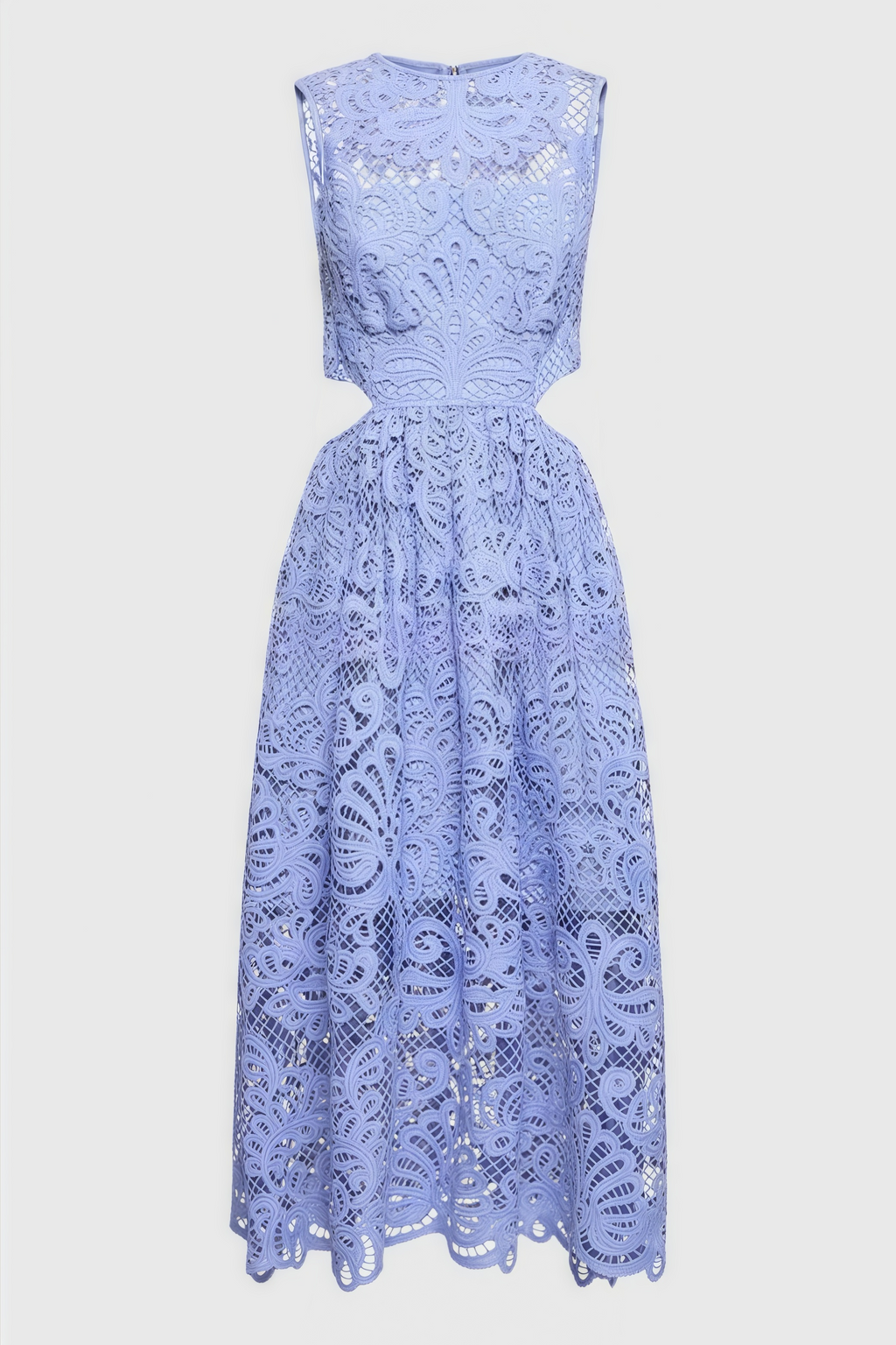 Martscn Cut-out Lace Midi Dress