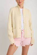Fashion Lobster Pattern Casual Long Sleeve Knit Cardigan