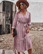 Sylvie Floral Shirred Midi Dress FINAL