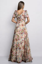 Rosia A-line Floral Maxi Dress