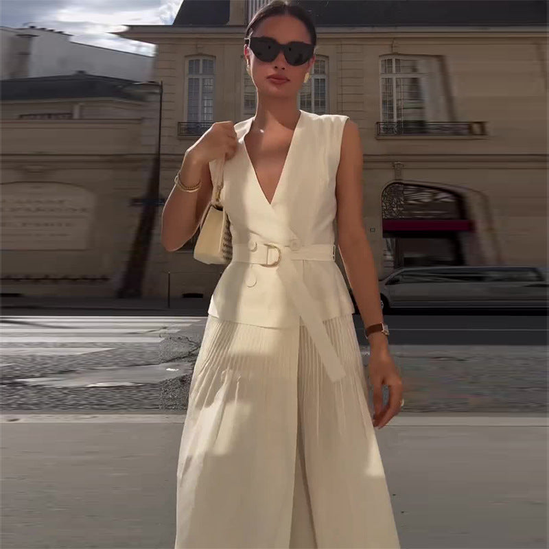 Milagros Elevated White Dress Evening Wear Edit