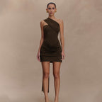 Wintour Mini Dress Brown