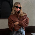 Lua Faux Leather Jacket