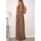 Iyan Smocked Halter Maxi Dress Camel FINAL
