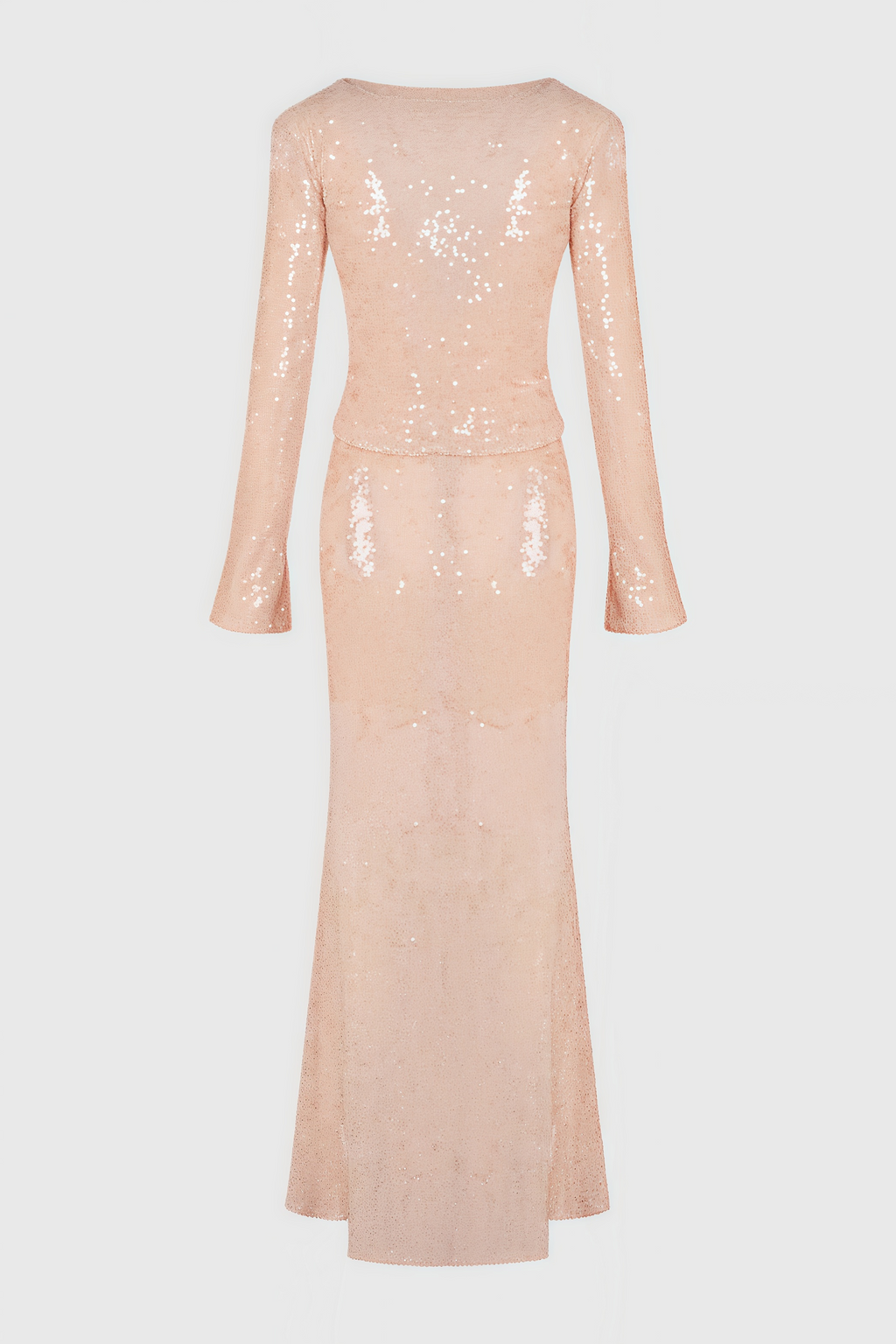 Jacksda Sequined Fishtail Maxi Dress Set