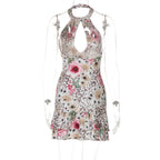 Evie Tropical Leopard Mini Dress