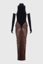 Faithan High Neck Sleeveless Maxi Dress