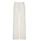 Andria White Straight-Leg Jeans