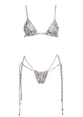 Gilded Waves - Chain Print One-Piece Swimsuit