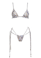 Gilded Waves - Chain Print One-Piece Swimsuit