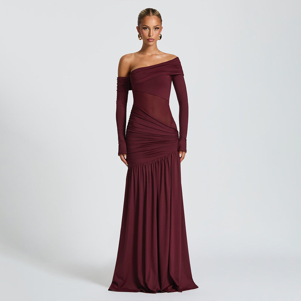Zidane Maxi Dress Maroon