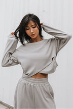 Streetwear Sweater Two-piece Suit