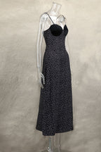 Inkwave Midi Dress Black