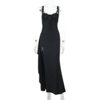 Irish Slit Dress Black