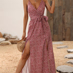 Hope Remains Floral Midi Slip Dress Pink