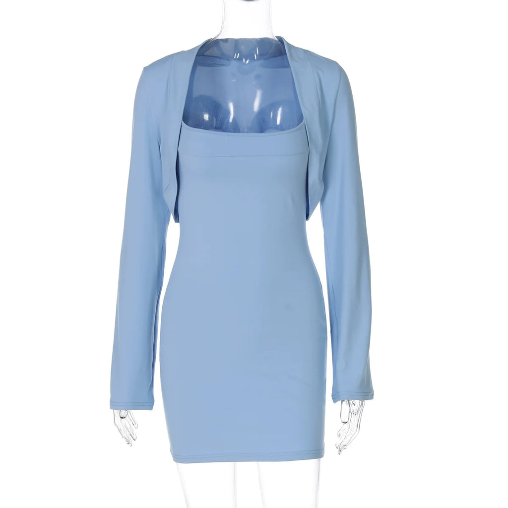 Meira Bodycon Cardigan Set