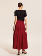 Suit Three-Dimensional Waist Sleeveless Vest Skirt
