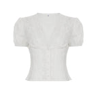 Yuritzi Bow-Detail Ruffle Blouse