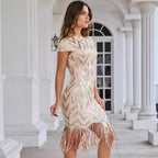 Tassel Sequ Dress Popular Dress
